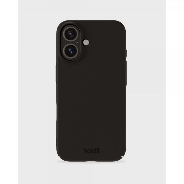 holdit iPhone 16 -suojakuori Slim Case Musta