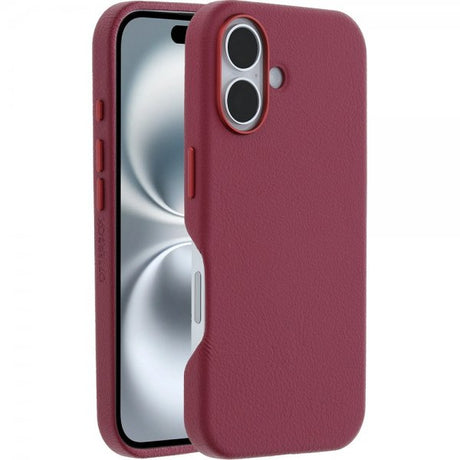 Otterbox iPhone 16 -suojakuori Symmetry Cactus Leather MagSafe Foxberry