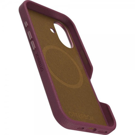 Otterbox iPhone 16 -suojakuori Symmetry Cactus Leather MagSafe Foxberry