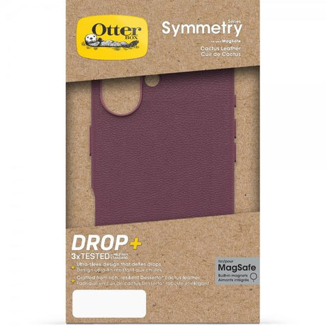 Otterbox iPhone 16 -suojakuori Symmetry Cactus Leather MagSafe Foxberry