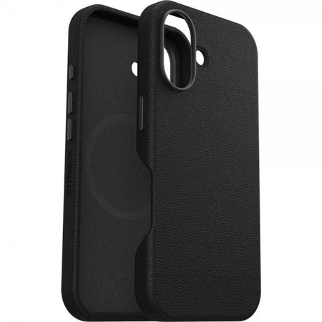 Otterbox iPhone 16 -suojakuori Symmetry Cactus Leather MagSafe Noir Ash