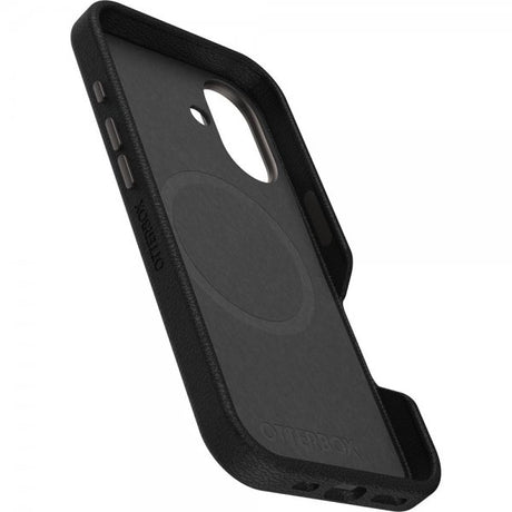 Otterbox iPhone 16 -suojakuori Symmetry Cactus Leather MagSafe Noir Ash