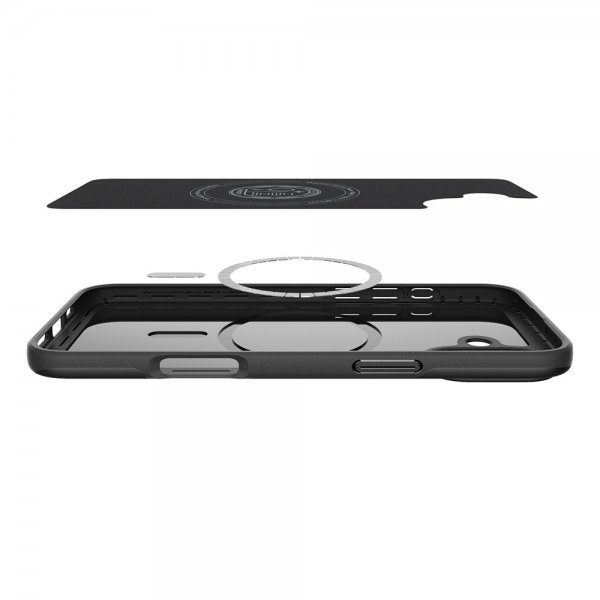 Spigen iPhone 16 -kuori Thin Fit MagFit musta