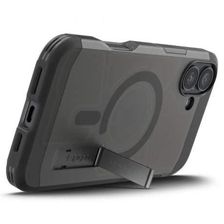 Spigen iPhone 16 -suojakuori Tough Armor MagFit Frost Black