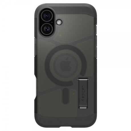 Spigen iPhone 16 -suojakuori Tough Armor MagFit Frost Black