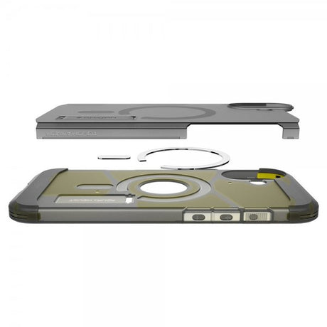 Spigen iPhone 16 -suojakuori Tough Armor MagFit Frost Black
