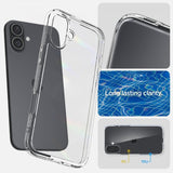 Spigen iPhone 16 -suojakuori Ultra Hybrid Crystal Clear