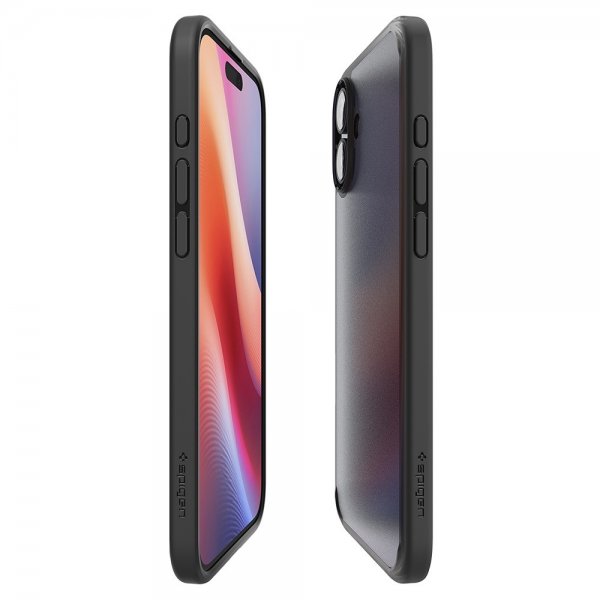 Spigen iPhone 16 -suojakuori Ultra Hybrid Frost Black