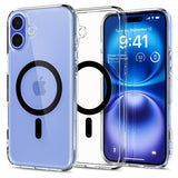 Spigen iPhone 16 -suojakuori Ultra Hybrid MagFit musta
