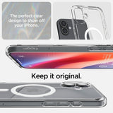Spigen iPhone 16 Suojakuori Ultra Hybrid MagFit Valkoinen