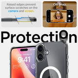 Spigen iPhone 16 Suojakuori Ultra Hybrid MagFit Valkoinen