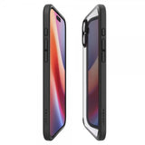 Spigen iPhone 16 -suojakuori Ultra Hybrid Matte, musta