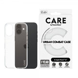 CARE by PanzerGlass iPhone 16 Suojakuori Urban Combat Läpinäkyvä