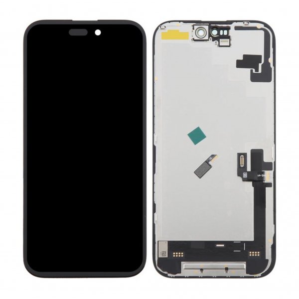 iPhone 16 Soft OLED-näyttö korkealaatuinen musta (DD-merkki)