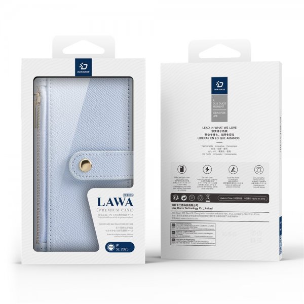 Dux Ducis iPhone 16e/17e Kotelo 2-in-1 Lawa Series MagSafe Sininen