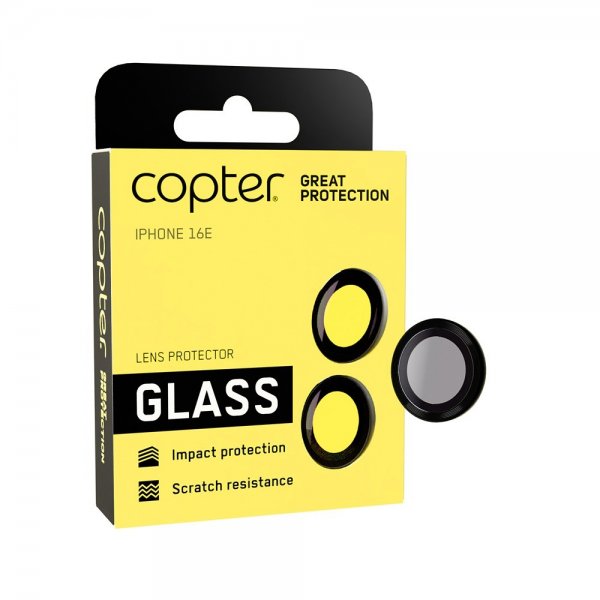 Copter iPhone 16e/17e kameran suoja Exoglass Lens Protector