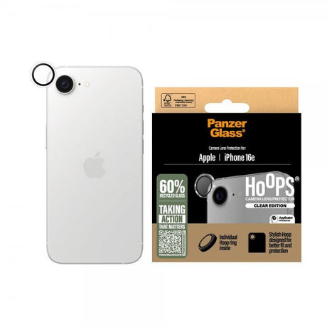 PanzerGlass iPhone 16e/17e Kameran suojarengassarja läpinäkyvä