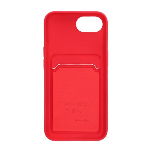 iPhone 16./17. Kuoret Korttipidike Punainen