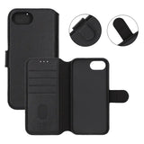 Rvelon iPhone 16e/17e Kotelo Aidosta Nahasta Musta