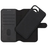 Rvelon iPhone 16e/17e Kotelo Magneettisesti irrotettava kuori Musta