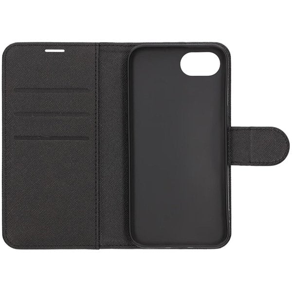 iPhone 16./17. Kotelo Korttipaikalla Jalustatoiminnolla Musta