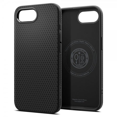 Spigen iPhone 16e/17e Suojakuori Liquid Air MagFit Matte Black