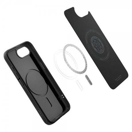 Spigen iPhone 16e/17e Suojakuori Liquid Air MagFit Matte Black