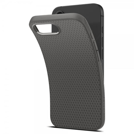 Spigen iPhone 16/17 Kuori Liquid Air Marble Gray