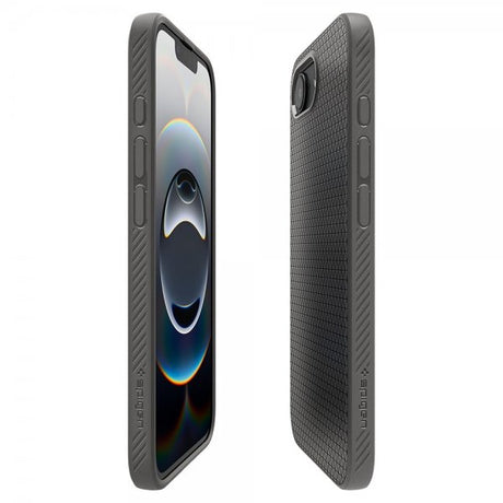 Spigen iPhone 16/17 Kuori Liquid Air Marble Gray