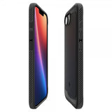 Spigen iPhone 16/17 -kuori Rugged Armor MagFit mattamusta
