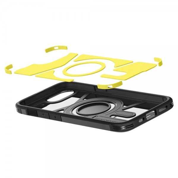 Spigen iPhone 16/17 -suojakuori Tough Armor MagFit, musta