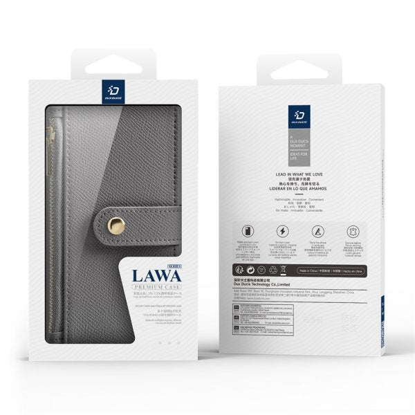 Dux Ducis iPhone Air -kotelo 2-in-1 Lawa Series MagSafe harmaa