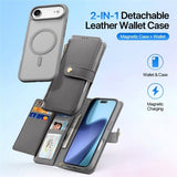 Dux Ducis iPhone Air -kotelo 2-in-1 Lawa Series MagSafe harmaa