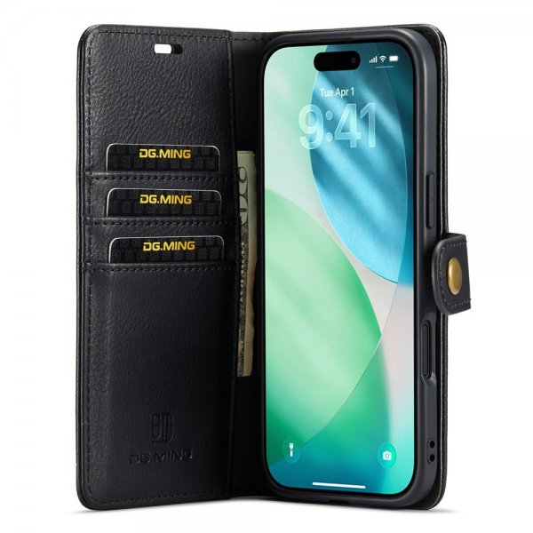 Dg.Ming iPhone Air -suojakotelo irrotettavalla kuorella, musta