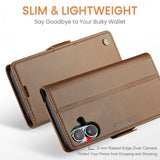 CaseMe iPhone 17 Kotelo 023 Sarja Ruskea