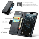 CaseMe iPhone 17 -kotelo 023 Series Musta