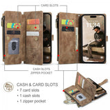 CaseMe iPhone 17 -kotelo C30 Series Ruskea