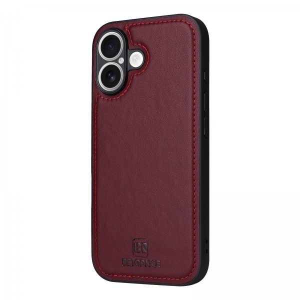 Betopnice iPhone 17 -kotelo irrotettavalla kuorella 005 Punainen