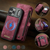 CaseMe iPhone 17 Pro -suojakuori 008 Series, irrotettava suojakuori, punainen