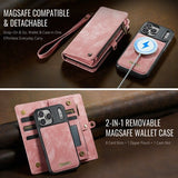 CaseMe iPhone 17 Pro -kotelo 008 Series Irrotettava kuori, vaaleanpunainen