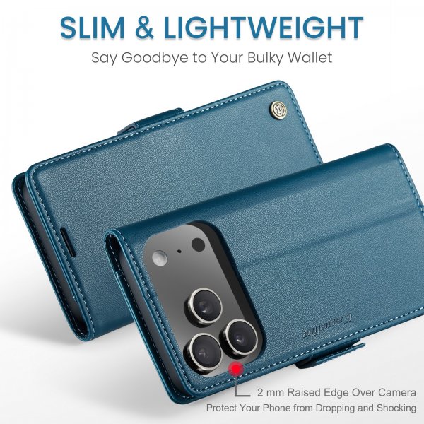 CaseMe iPhone 17 Pro -suojakuori 023 Series sininen