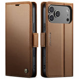 CaseMe iPhone 17 Pro -kotelo, 023 Series, ruskea