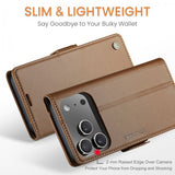 CaseMe iPhone 17 Pro -kotelo, 023 Series, ruskea