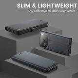 CaseMe iPhone 17 Pro -kotelo 023 Series Musta