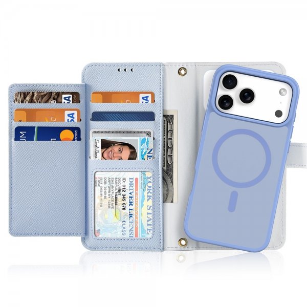 Dux Ducis iPhone 17 Pro Kotelo 2-in-1 Lawa Series MagSafe Sininen