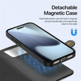 Dux Ducis iPhone 17 Pro -kotelo 2-in-1 Lawa Series MagSafe musta