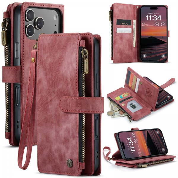 CaseMe iPhone 17 Pro Kotelo C30 Sarja Punainen