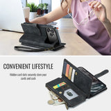 CaseMe iPhone 17 Pro -suojakuori, C30 Series, musta