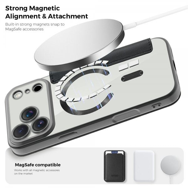iPhone 17 Pro -kotelo MagSafe, musta