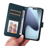 Betopnice iPhone 17 Pro -suojakuori irrotettavalla kuorella 005 vihreä
